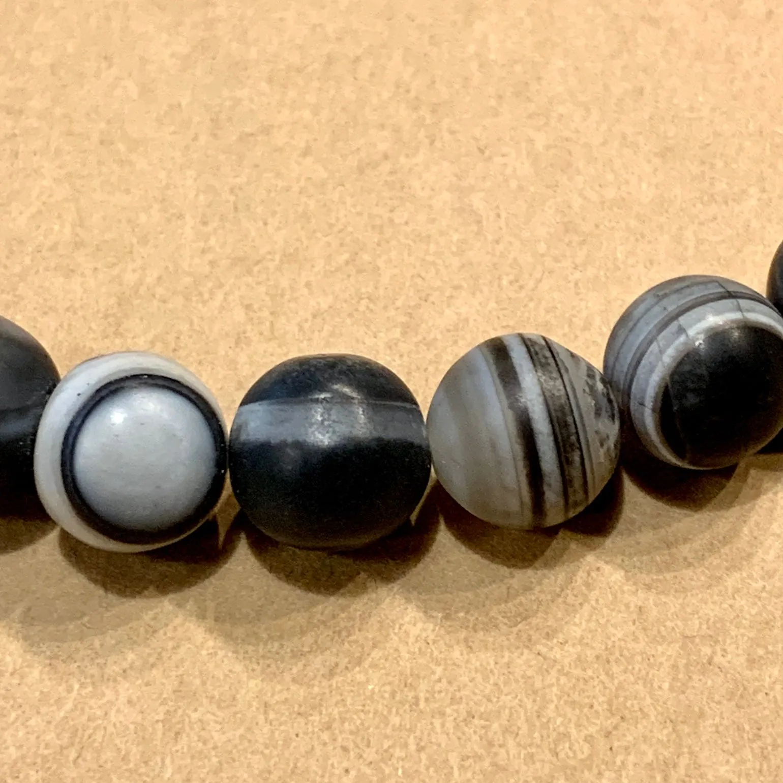 10mm Striped Agate, Afghan