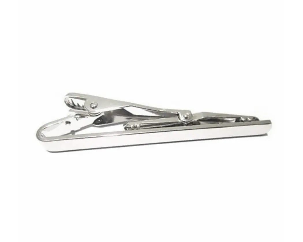 3 Pieces Men's Tie Clip Tie Bar Set - Gold, Silver and Black