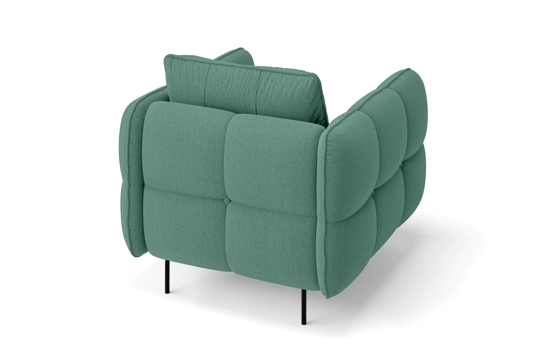 Anzio Armchair Mint Green Linen Fabric