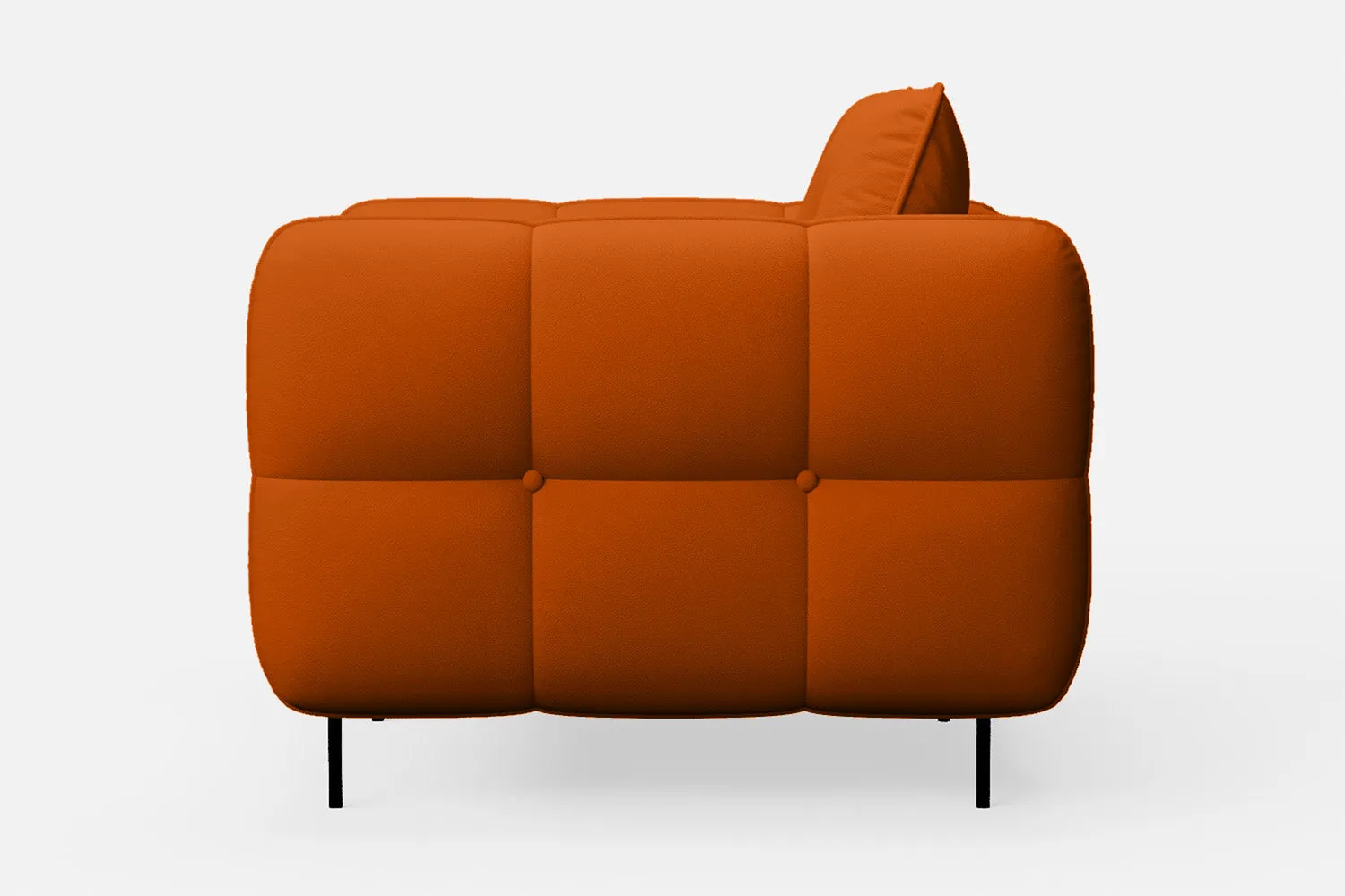 Anzio Armchair Orange Leather