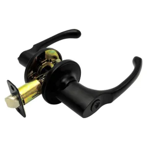 Arlington Entry Door Lever, Matte Black