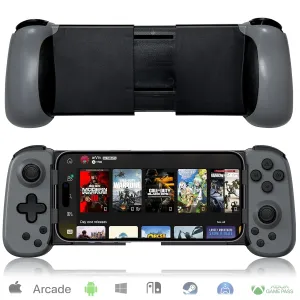 arVin Mobile Gaming Controller for iPhone, Android with Phone CASE Support, Wireless Gamepad for iPhone/iPad/Samsung/Tablet/Switch/PS4/PC - Play Xbox Cloud Gaming/PS Remote Play/Steam Link/GeForce Now