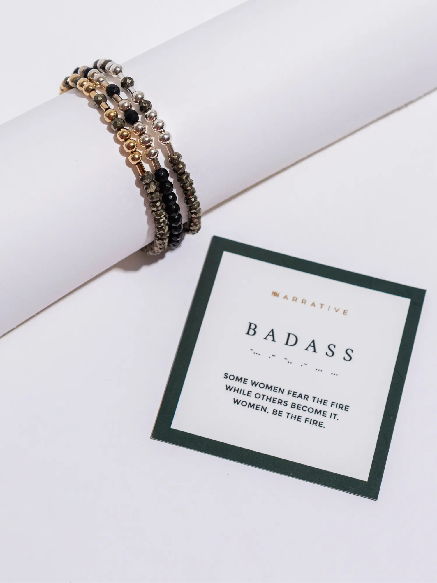 Badass Wired Morse Code Bracelet