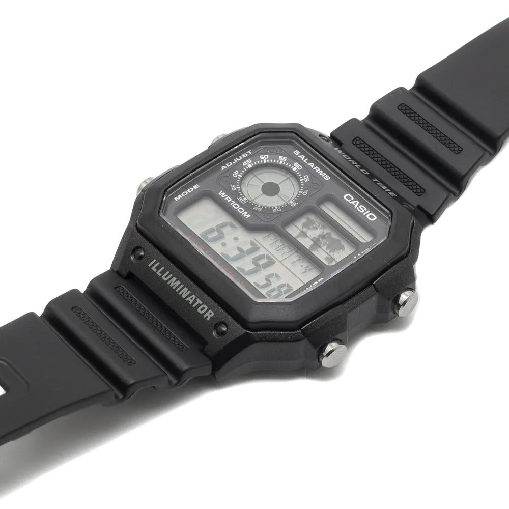Casio Digital Watch (AE1200WH-1A) / Black