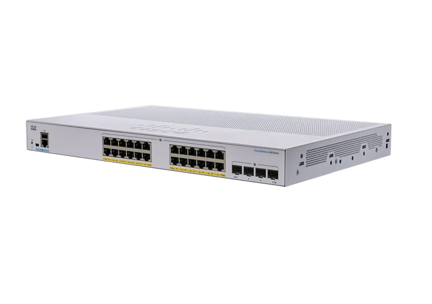 Cbs250 Smart 24-Port Ge, Poe, 4X1g Sfp
