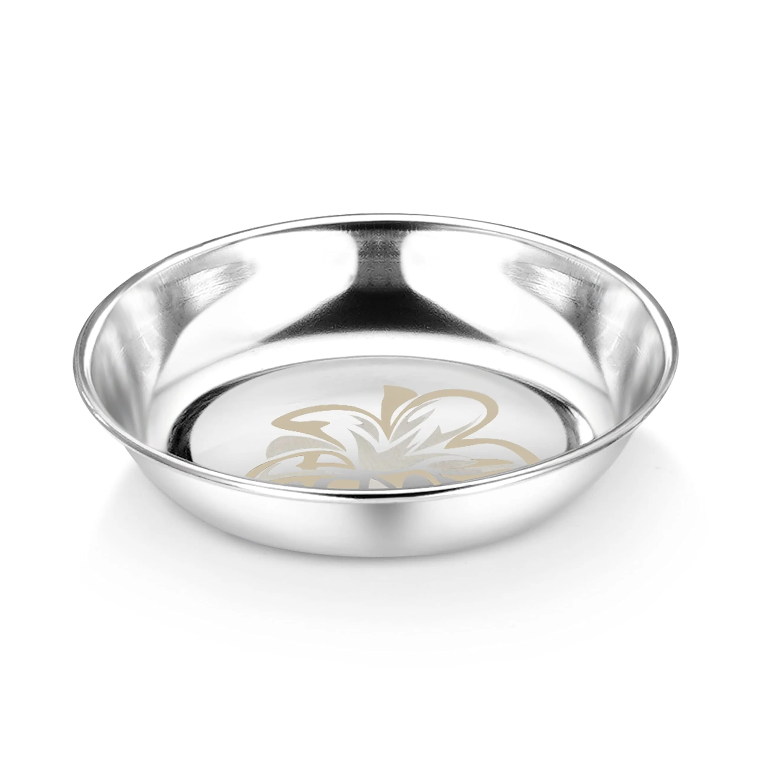 Classic Essentials Stainless Steel Glory Dinner Set | Kitchen Set for Home | Heavy Gauge Stainless Steel | Bartan Set | Permanent Glory Design Laser Engraved | Shagun Set, Set of 61