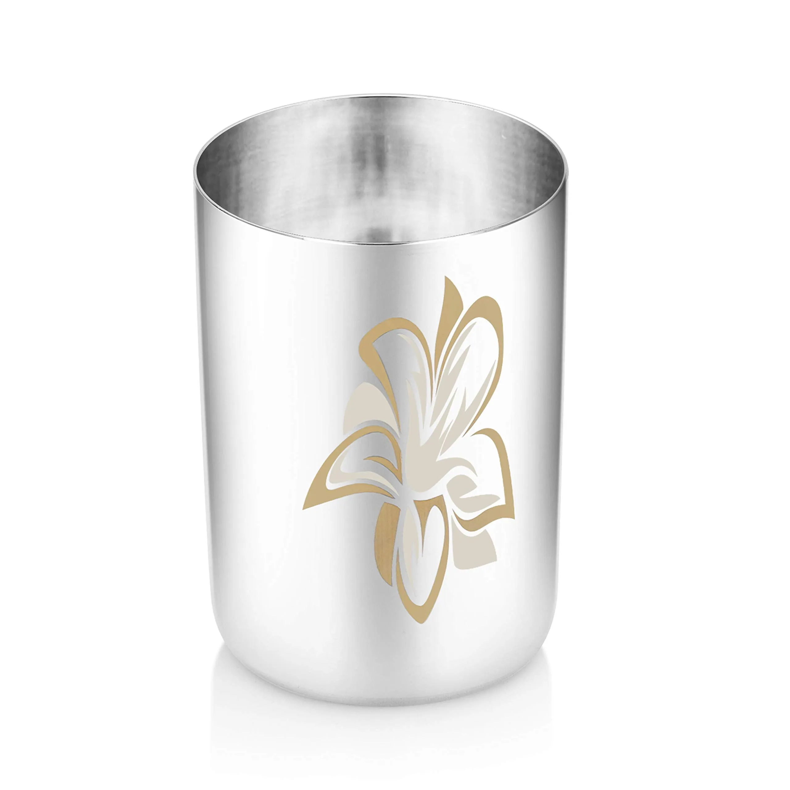 Classic Essentials Stainless Steel Glory Dinner Set | Kitchen Set for Home | Heavy Gauge Stainless Steel | Bartan Set | Permanent Glory Design Laser Engraved | Shagun Set, Set of 61