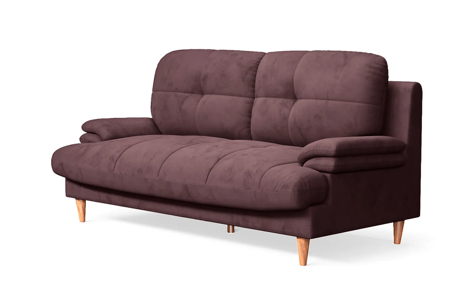 Cosenza 3 Seater Sofa Grape Velvet