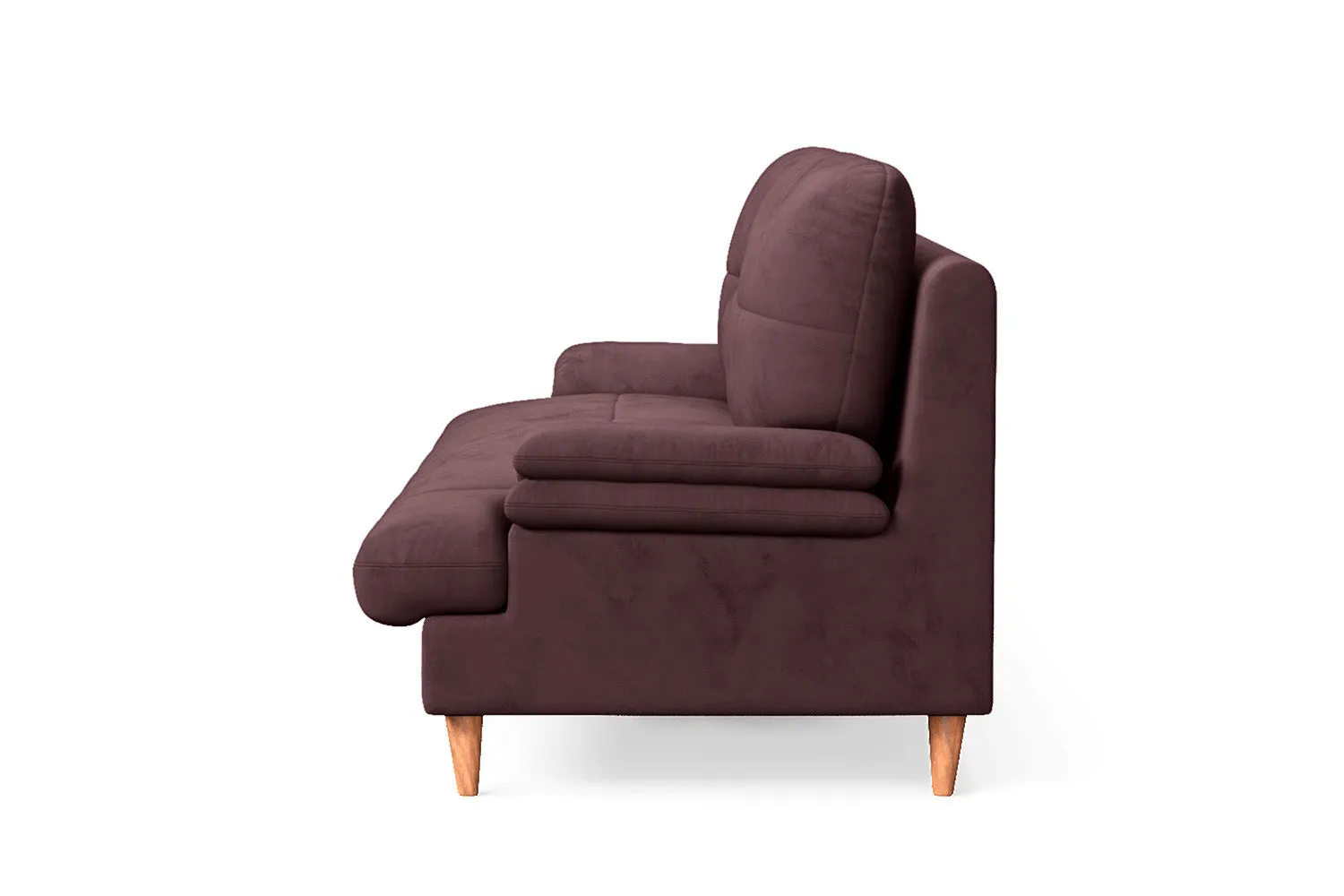 Cosenza 3 Seater Sofa Grape Velvet