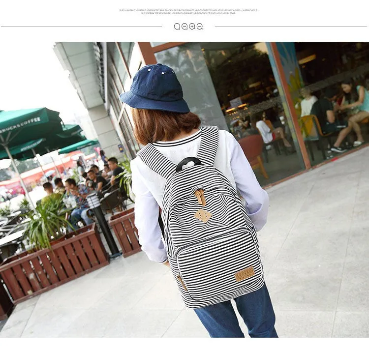 Feminine Canvas Backpack