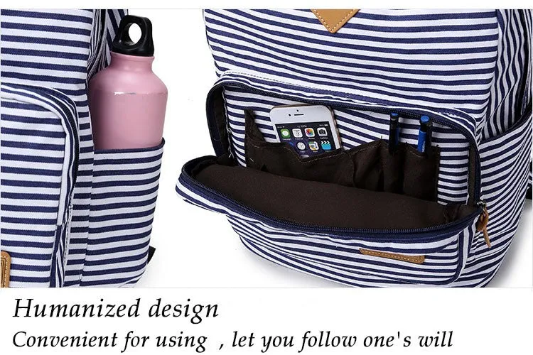 Feminine Canvas Backpack