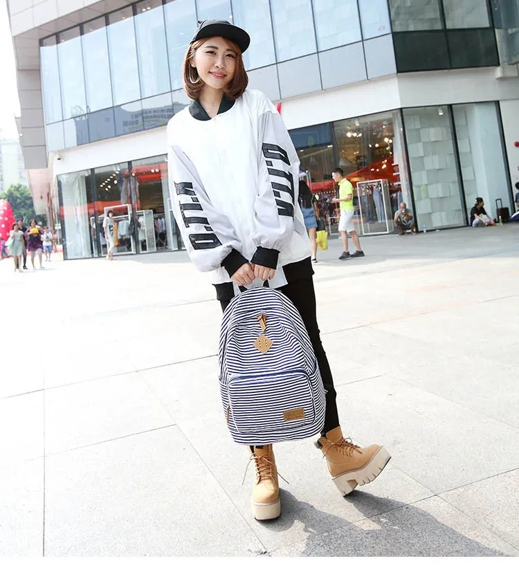 Feminine Canvas Backpack