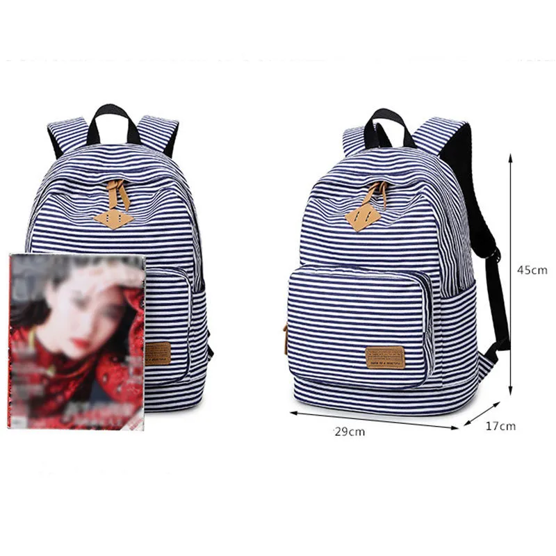 Feminine Canvas Backpack