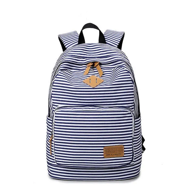 Feminine Canvas Backpack