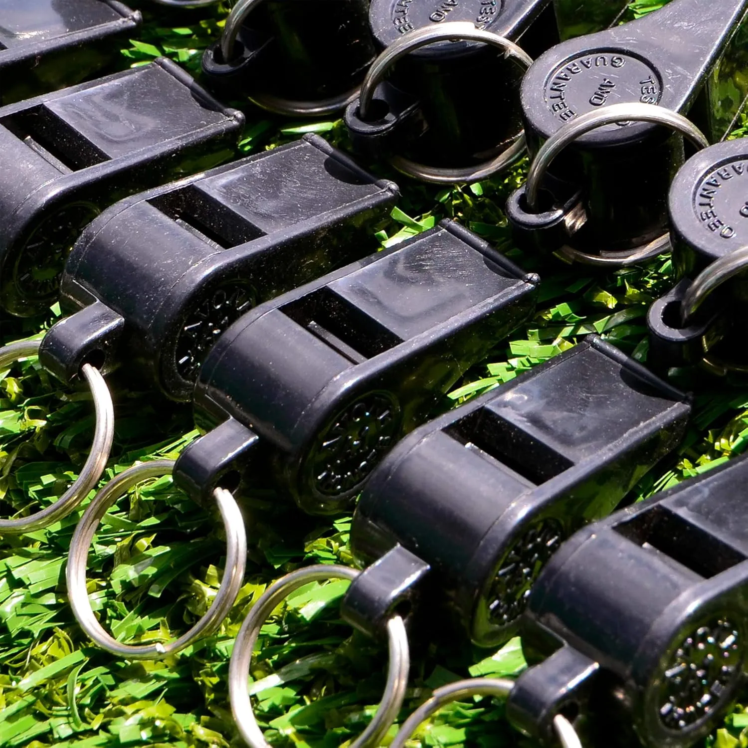 FORZA Brass & Plastic Referee Whistles with Durable Lanyards | Single or 12-Pack Options  Ideal for Coaches, Referees, Training Drills, and Sports Events
