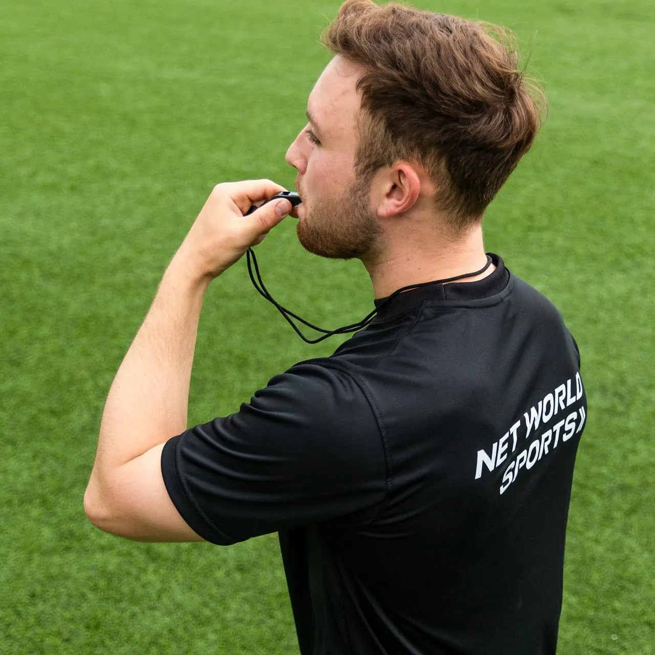 FORZA Brass & Plastic Referee Whistles with Durable Lanyards | Single or 12-Pack Options  Ideal for Coaches, Referees, Training Drills, and Sports Events
