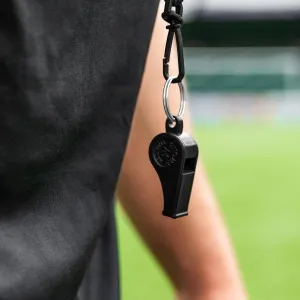 FORZA Brass & Plastic Referee Whistles with Durable Lanyards | Single or 12-Pack Options  Ideal for Coaches, Referees, Training Drills, and Sports Events