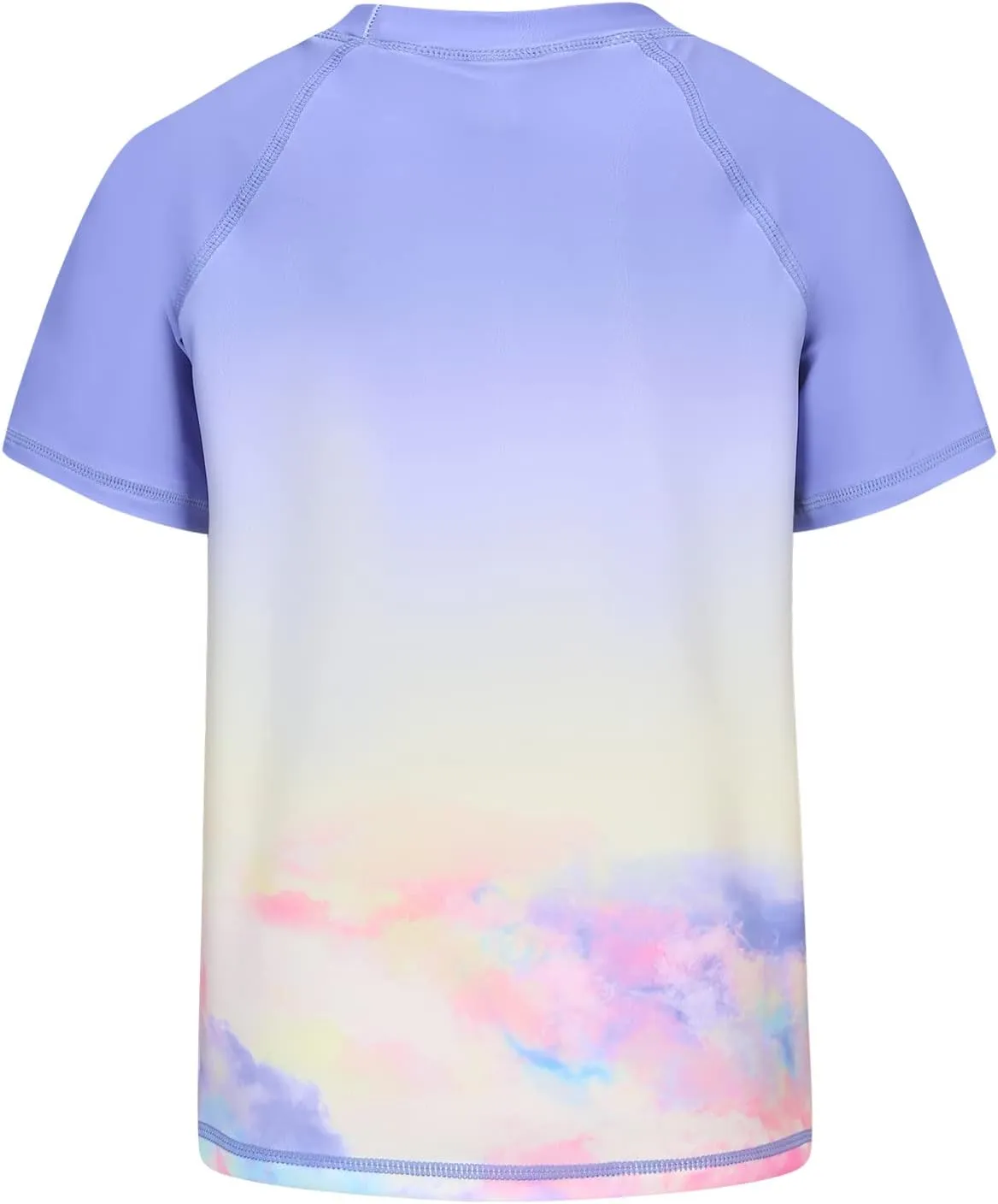 Girls Short Sleeve Rash Guard Swim Shirt Girls Sun Protection Swimsuits Quick Dry Surf Tops Bathing Suits for Girls