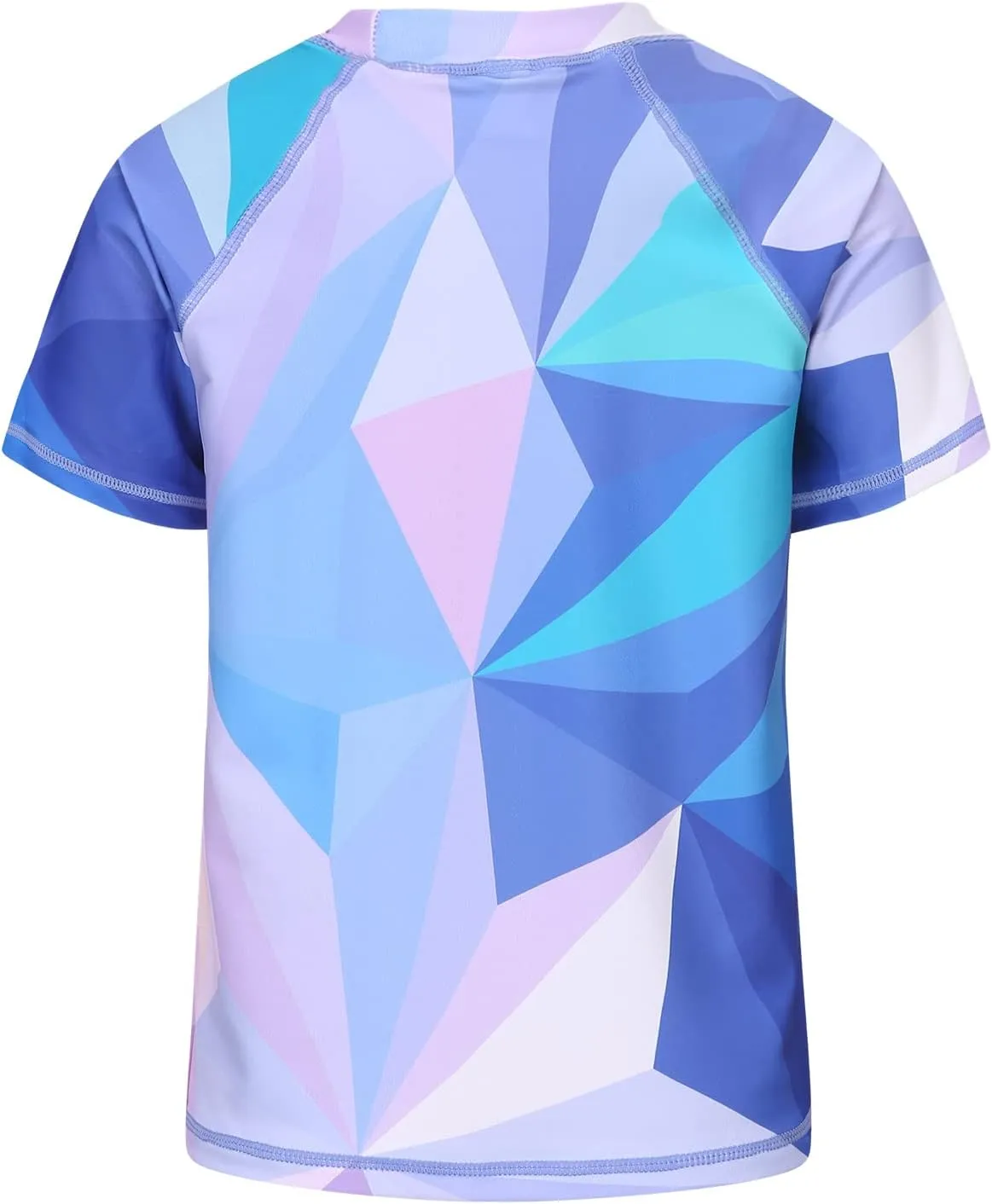 Girls Short Sleeve Rash Guard Swim Shirt Girls Sun Protection Swimsuits Quick Dry Surf Tops Bathing Suits for Girls