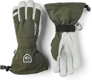 Hestra Army Leather Heli Ski Glove, 5-Finger Snow Glove for Skiing & Snowboarding for Men & Women