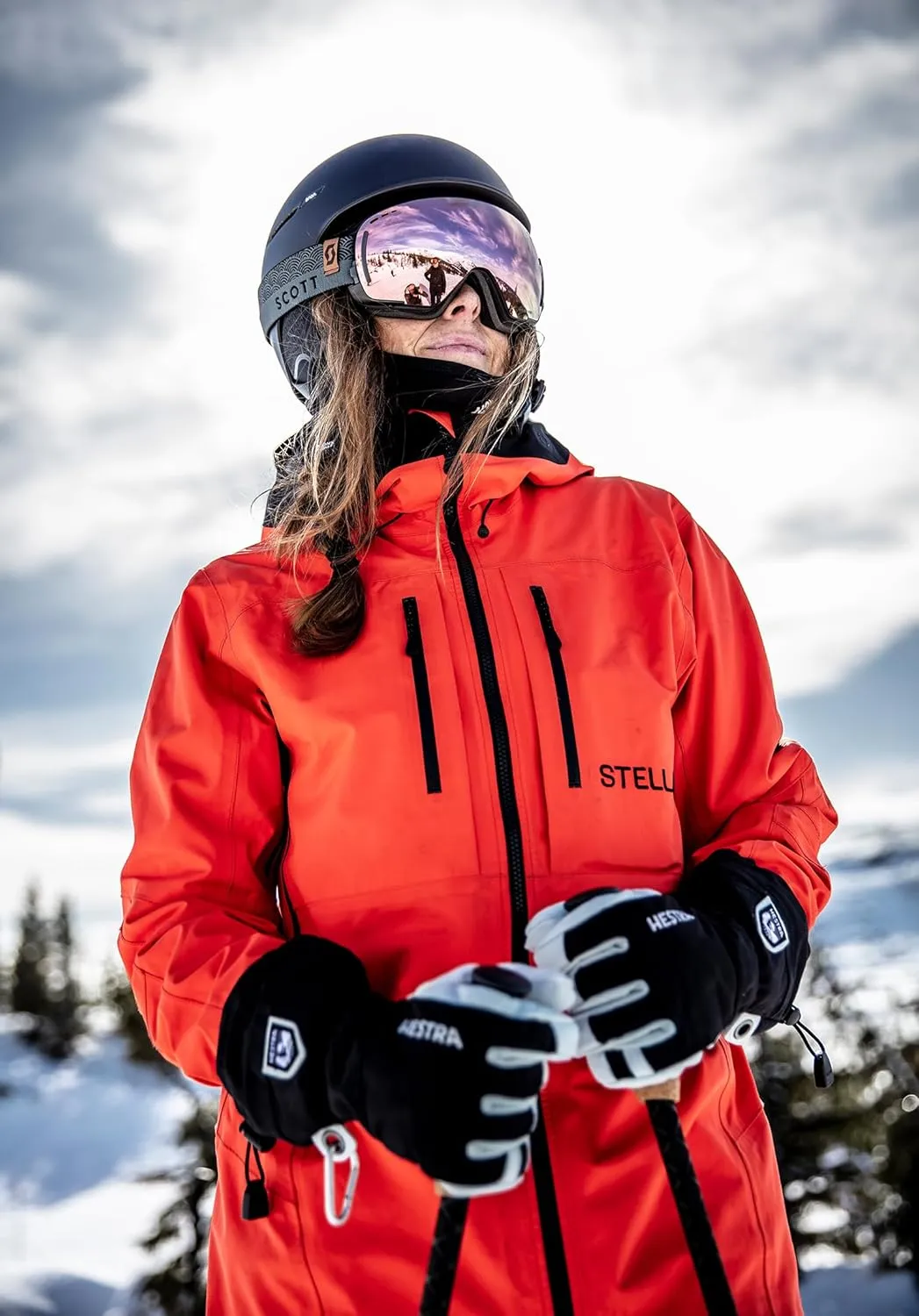 Hestra Army Leather Heli Ski Glove, 5-Finger Snow Glove for Skiing & Snowboarding for Men & Women