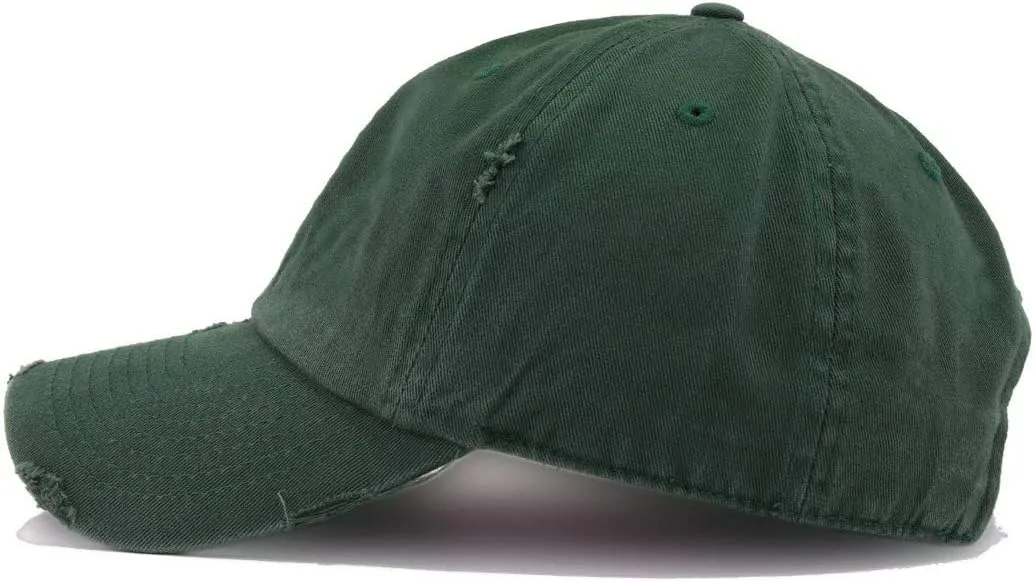 Irish Shamrock Vintage Baseball Cap Embroidered Cotton Adjustable Distressed Dad Hat