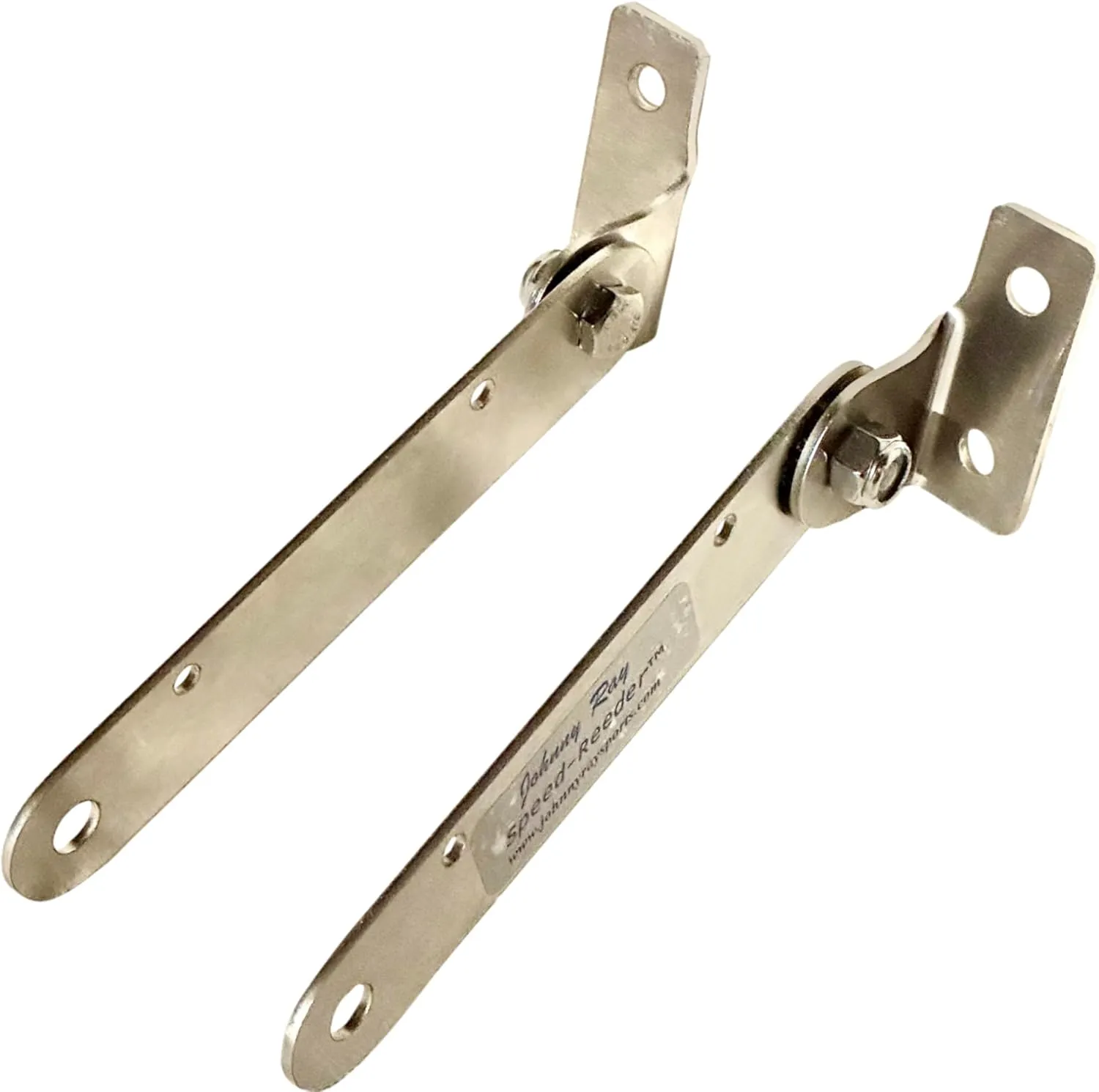 Johnny Ray Transducer Bracket - Universal Speed Reeder Transom Mount for Fish Finders, Adjustable Stainless Steel Transducer Mount for Fishing Boats