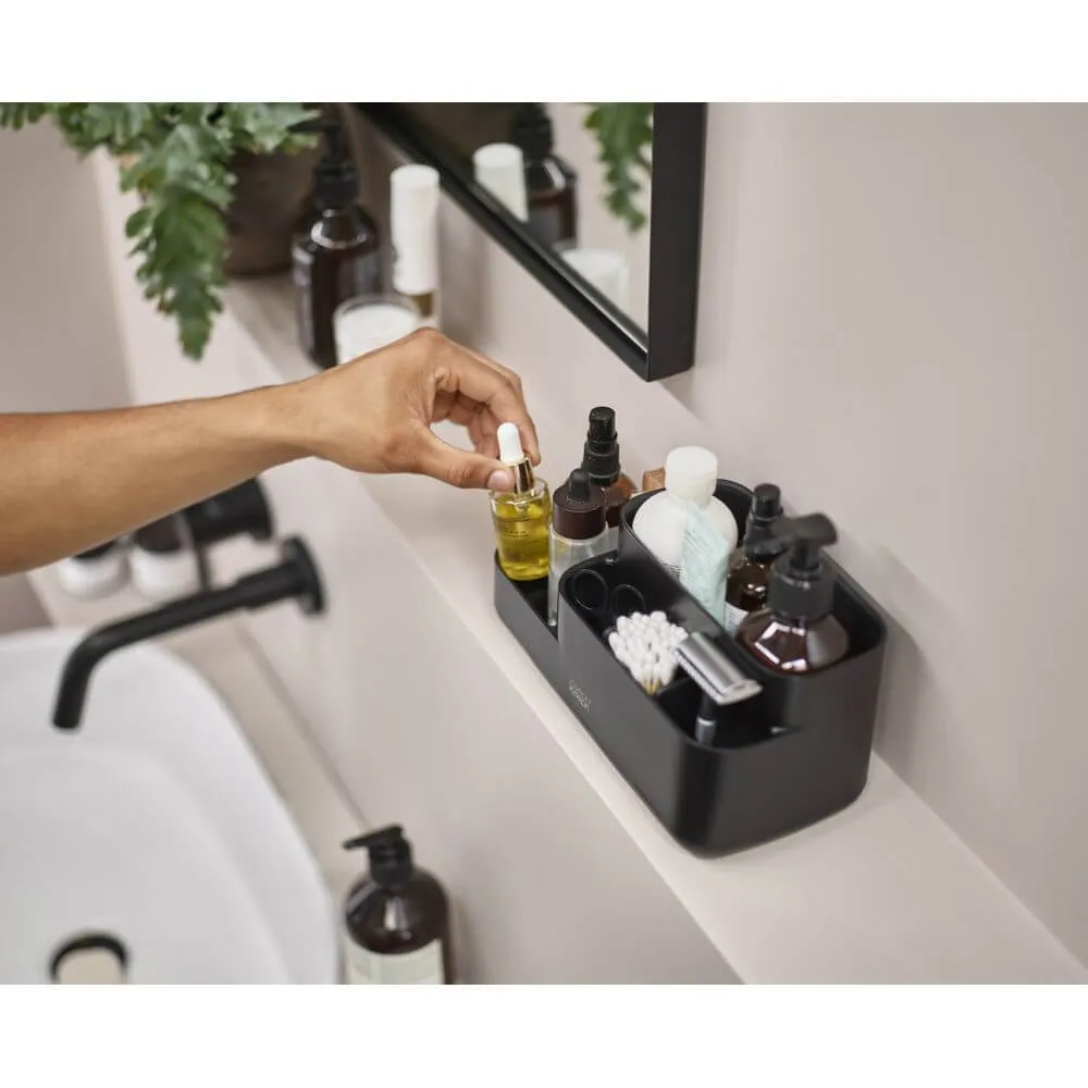 Joseph Joseph EasyStore Bathroom Storage Caddy Matte Black