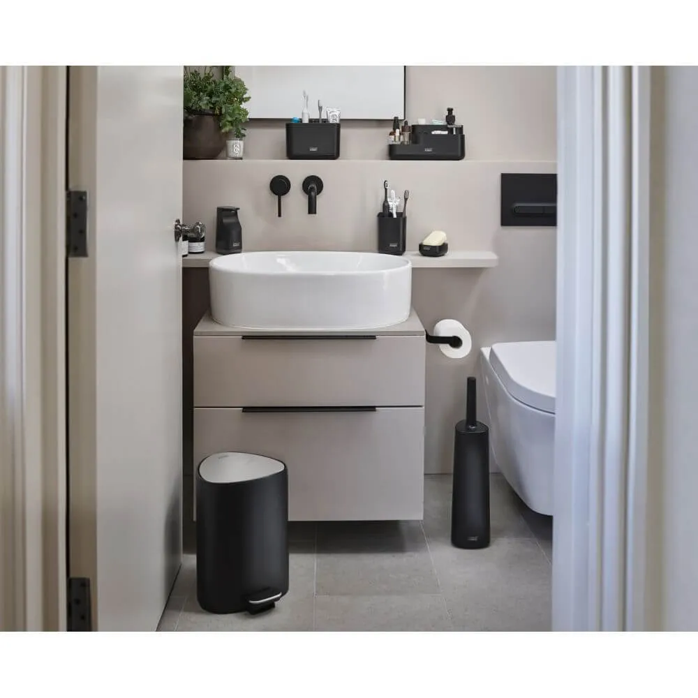 Joseph Joseph EasyStore Bathroom Storage Caddy Matte Black
