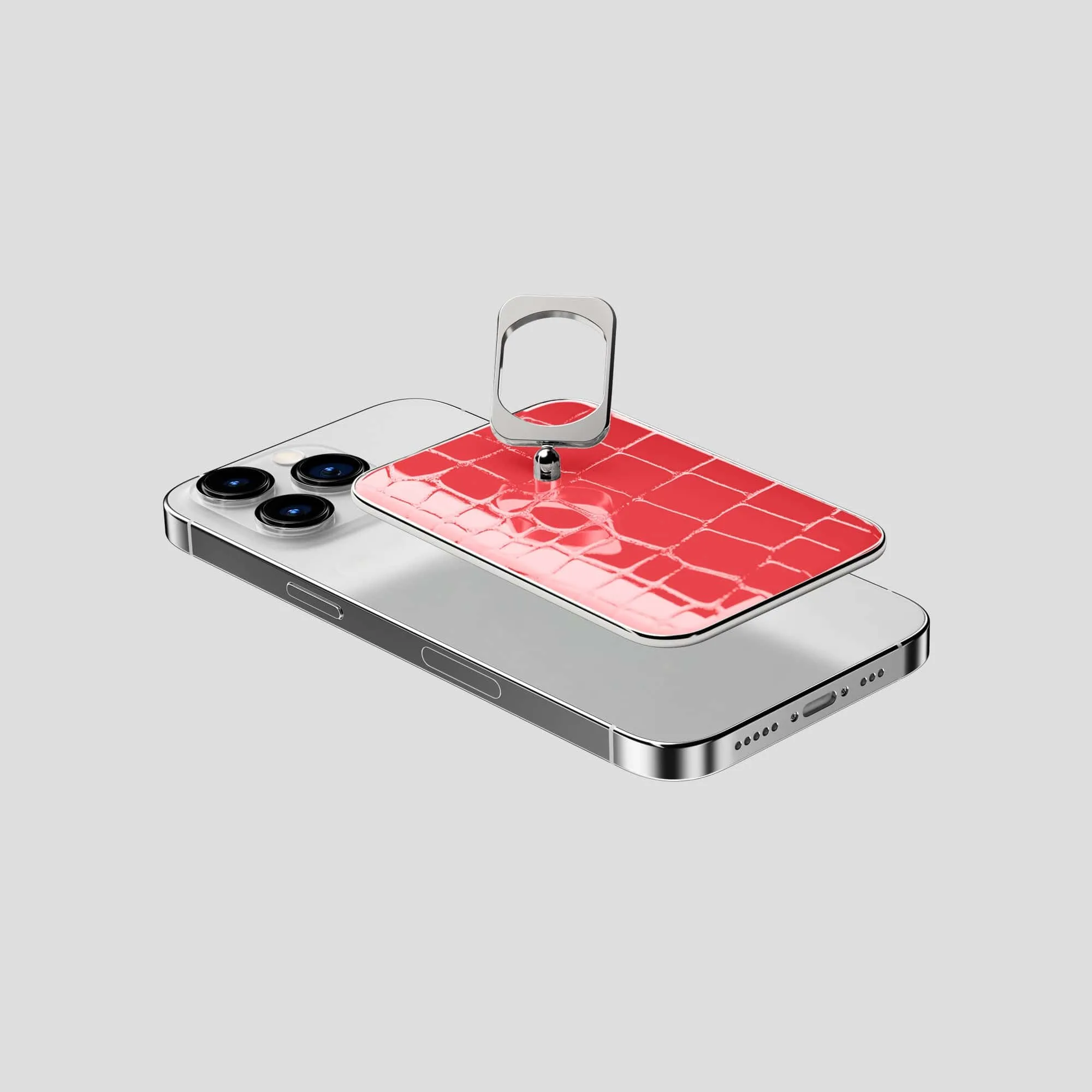 MagSafe Ring For iPhone 15 Pro In Shiny Alligator