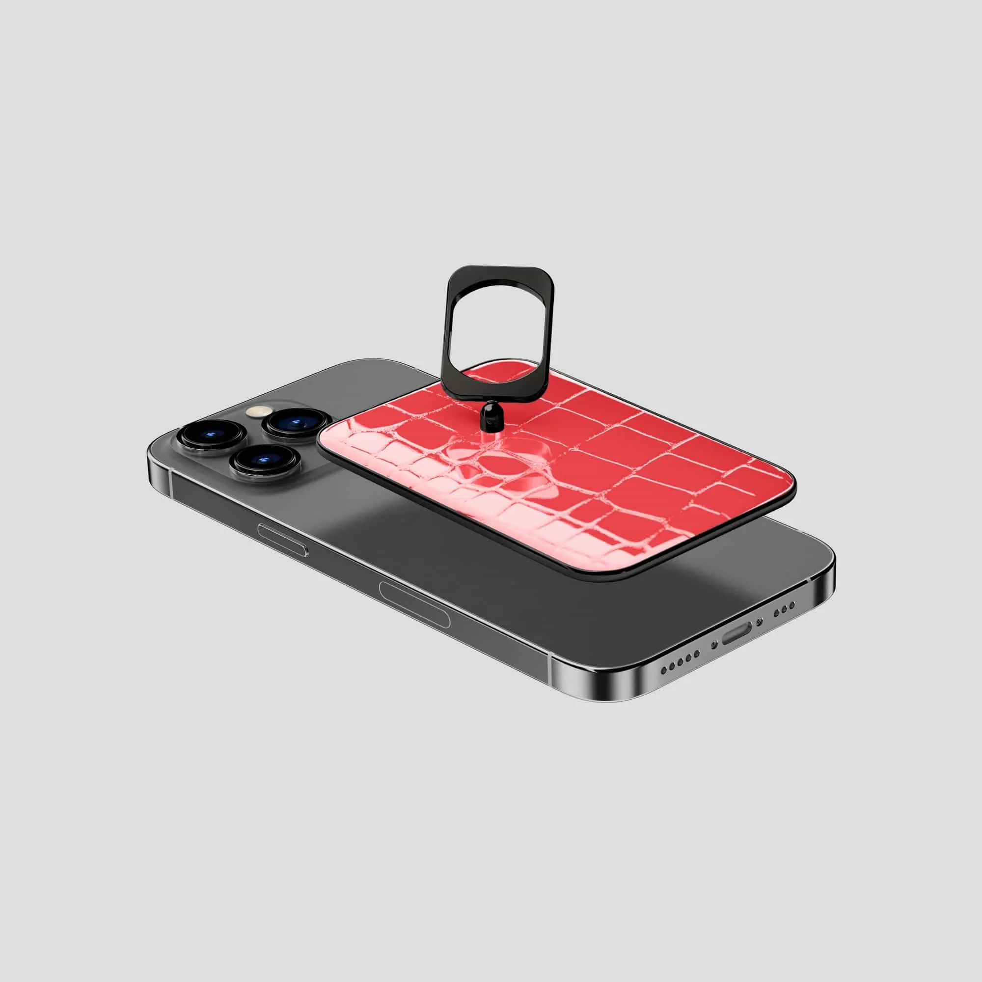 MagSafe Ring For iPhone 15 Pro In Shiny Alligator
