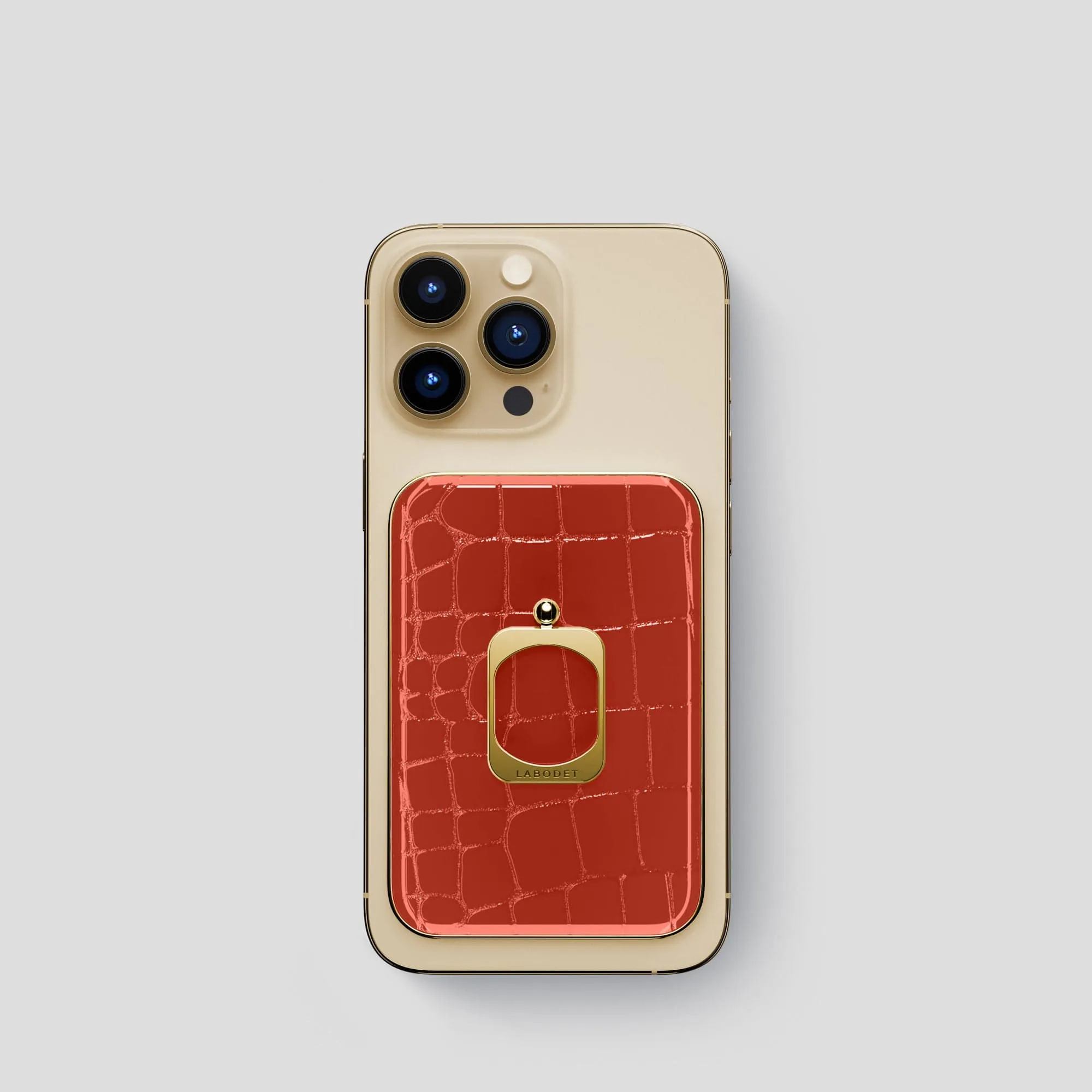 MagSafe Ring For iPhone 15 Pro In Shiny Alligator