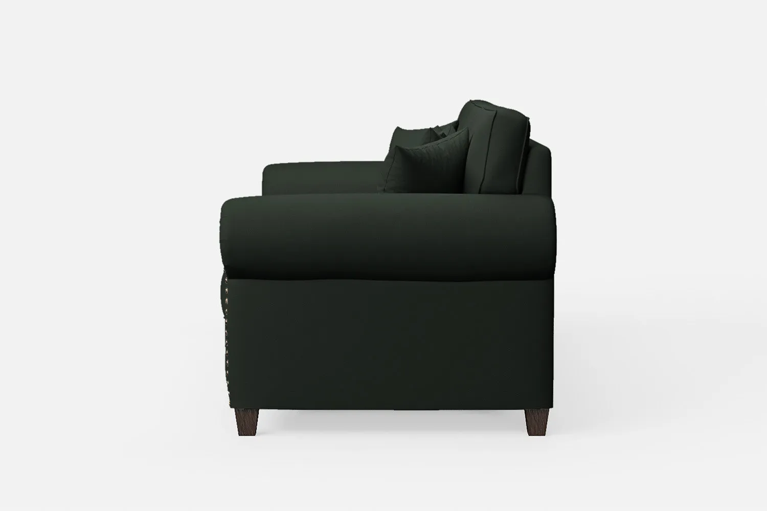 Marano 3 Seater Sofa Green Leather