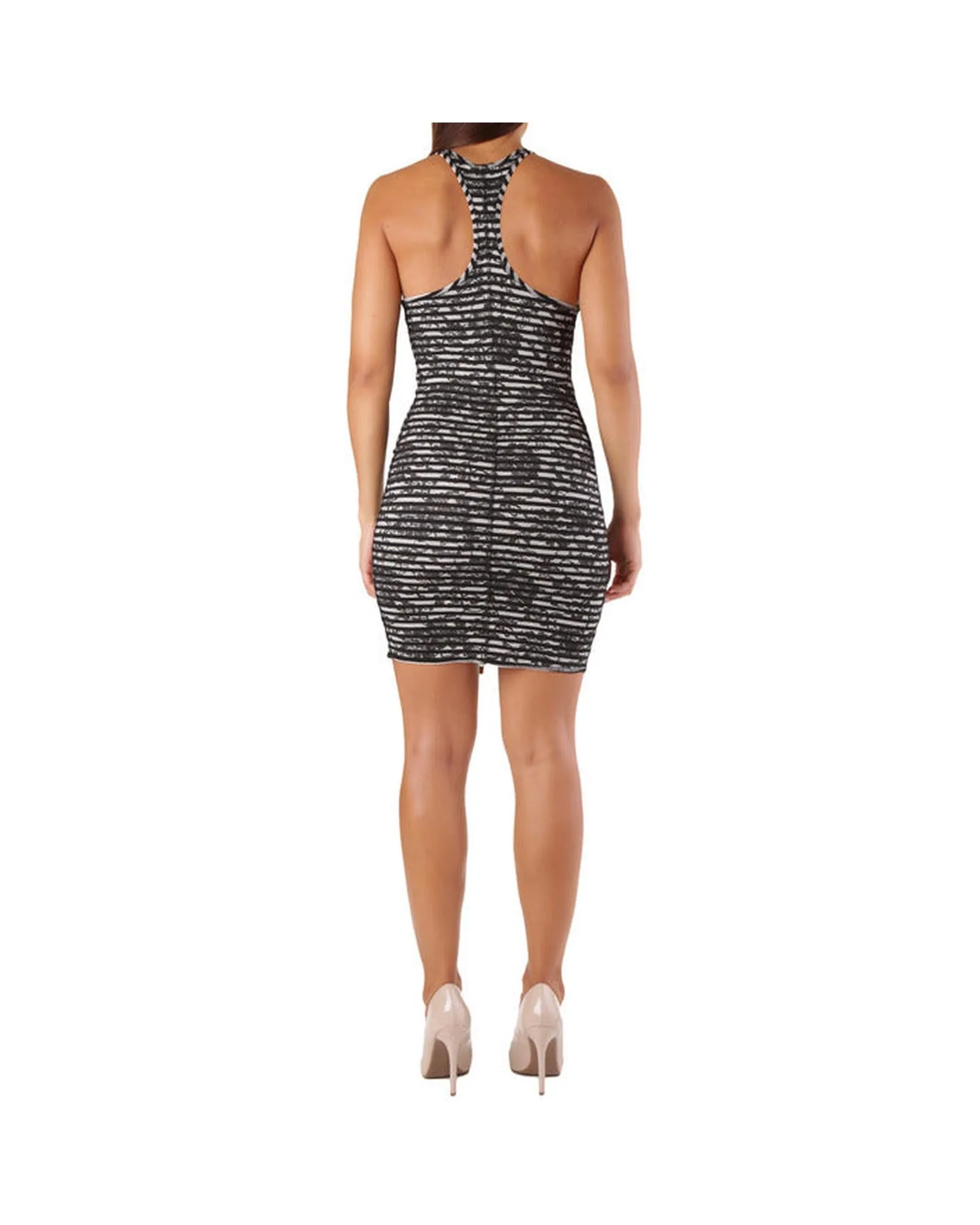 Met Women's Striped Jersey Dress