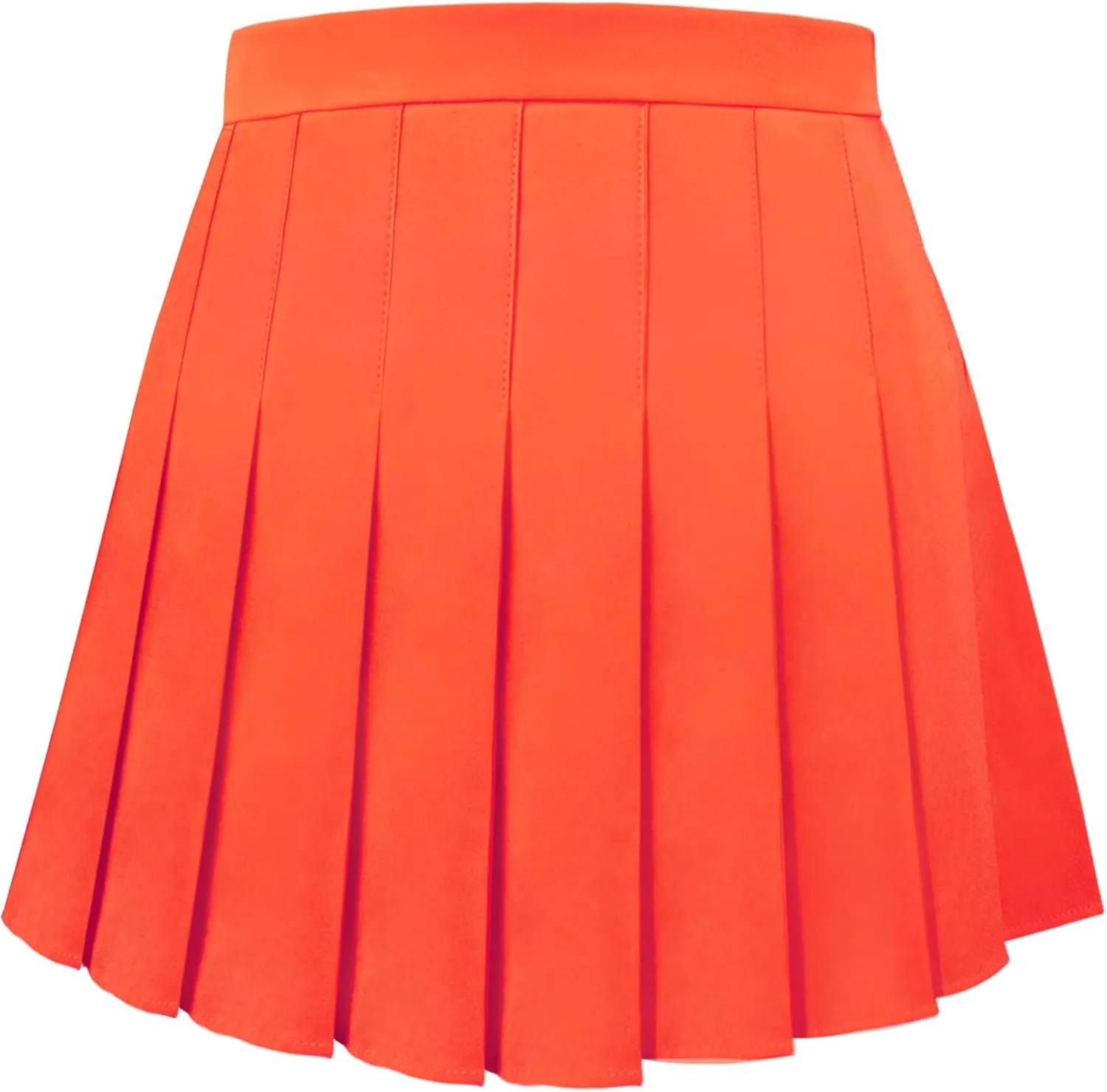 Pleated Skirt for Women Skater Skirt with Shorts Elastic Waist Plus Size Tennis Skirts