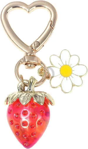 Strawberry Keychain for Women Cute Bag Charms Purse Charms for Handbags