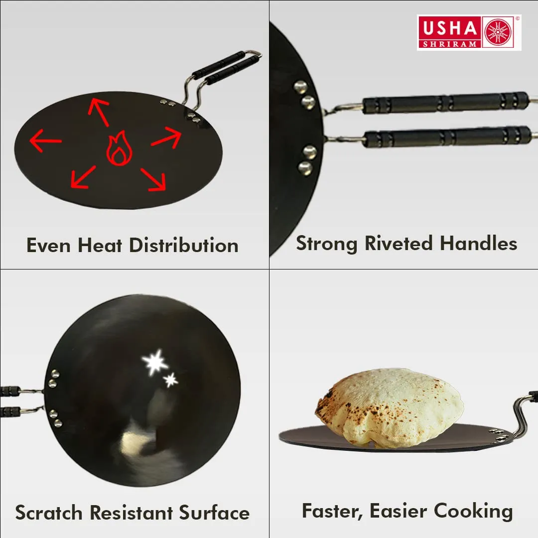 USHA SHRIRAM Stainless Steel Insulated Casserole Variation (Casserole   Tawa)