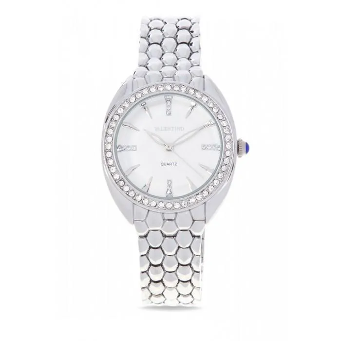 Valentino 20121972 WHITE - SILVER FASHION METAL - ALLOY Watch For Women