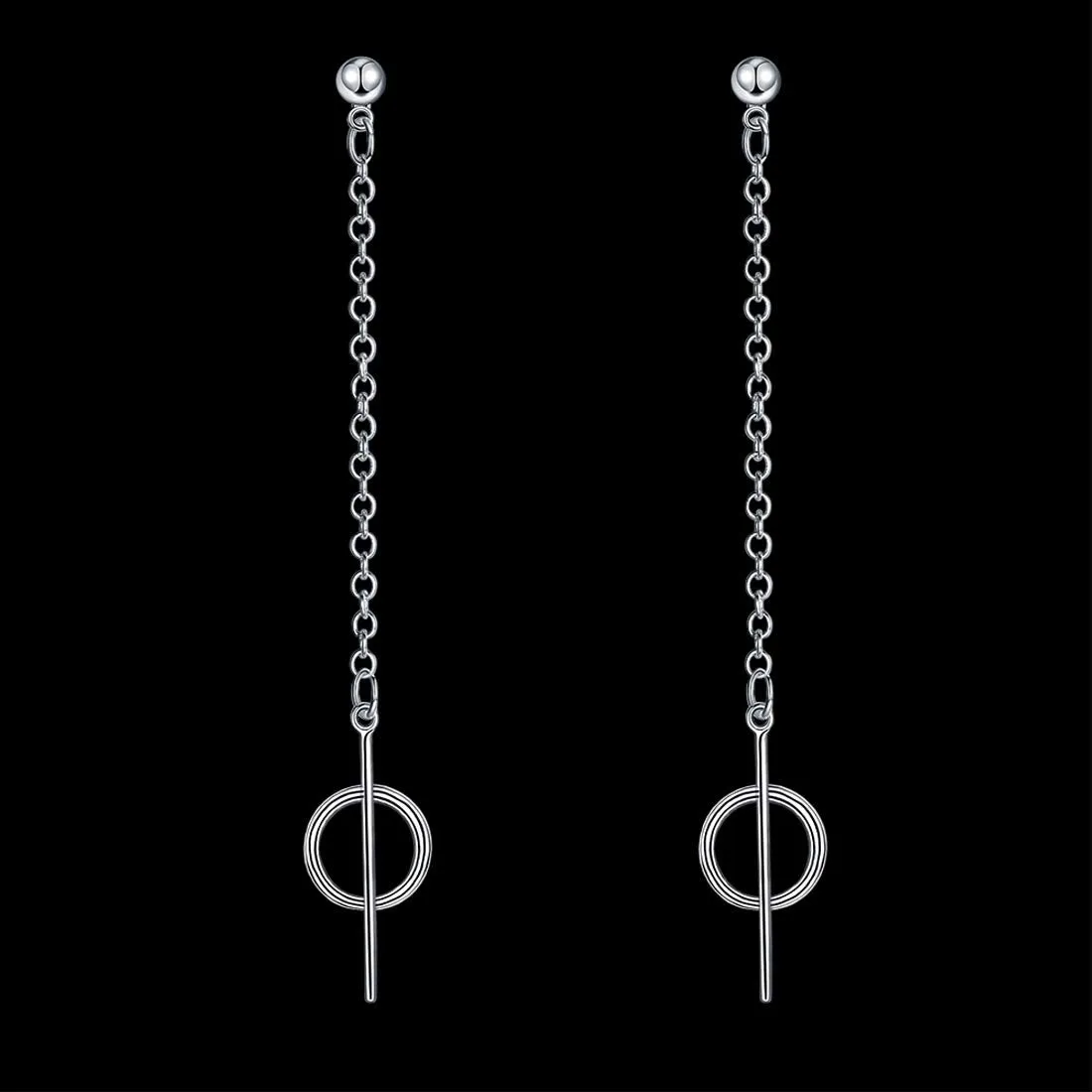 Yellow Chimes Statement Thread Modern Alloy Drop Earring for Women & Girls